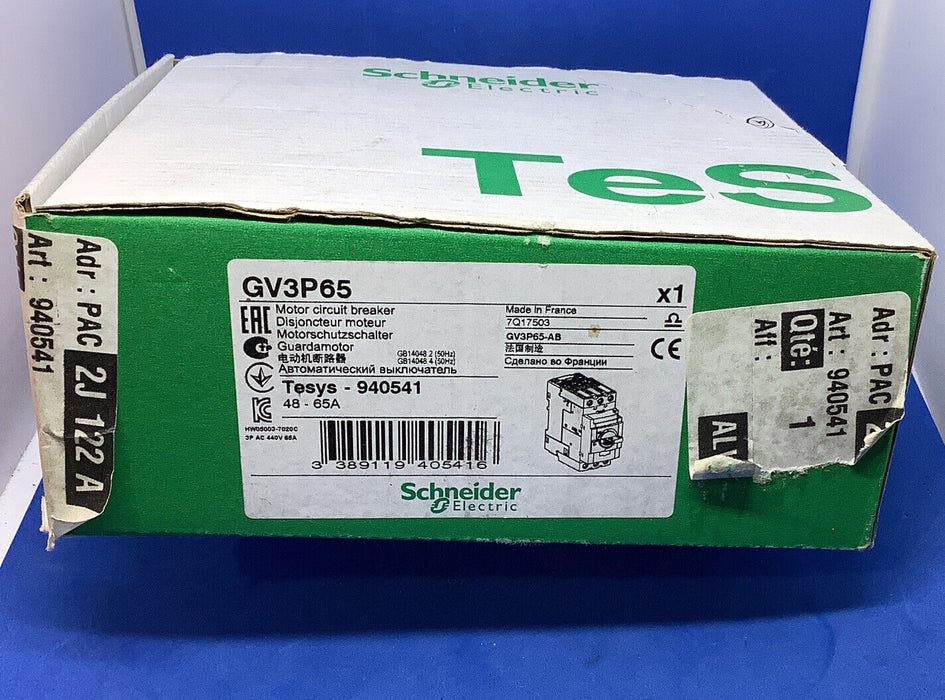 SCHNEIDER ELECTRIC GV3P65 / GV3P65