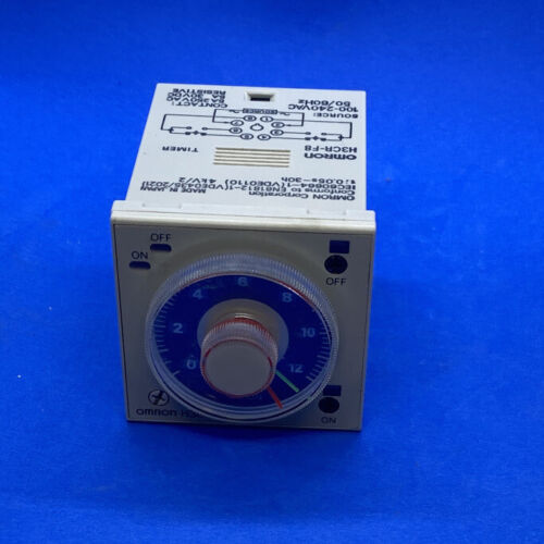 Omron H3CR-F8 Solid-State Twin Timer AC100~240 8-Pin Octal 5A@250VAC