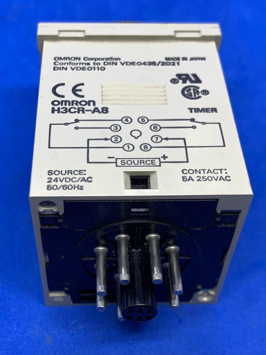 Omoron H3CR-A8 DC/AC24 Solid State Timer