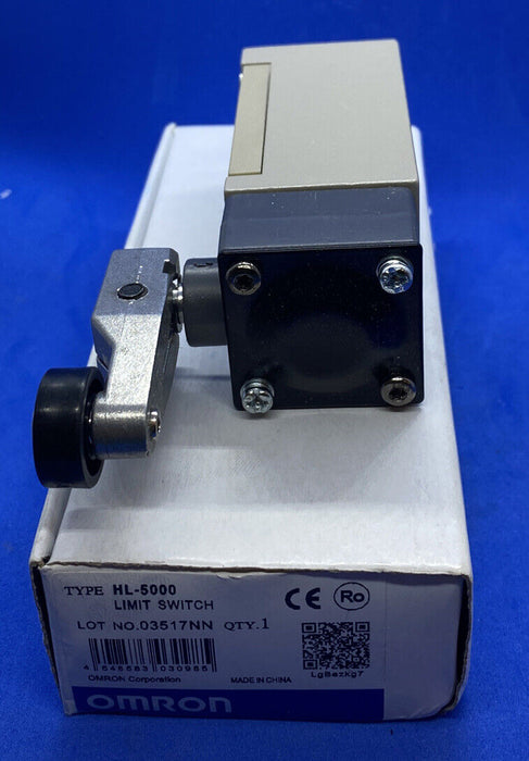 Omron HL-5000 Roller Lever Arm Momentary Limit Switch 1NC+1NO