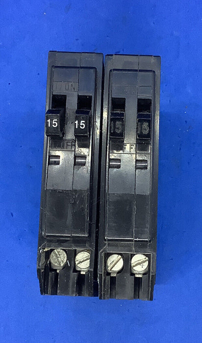 SQUARE D HOM HOMT1515 TWIN 2 POLE 15 AMP CIRCUIT BREAKER HOM1515