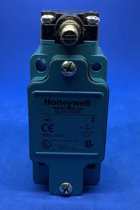 Honeywell Micro Switch Glaa01a2a Limit Switch, Roller Lever, Rotary, 1Nc/1No,