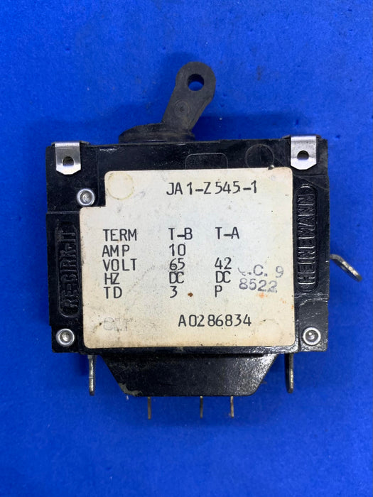 HEINEMANN JA1-Z545-1 10A CIRCUIT BREAKER