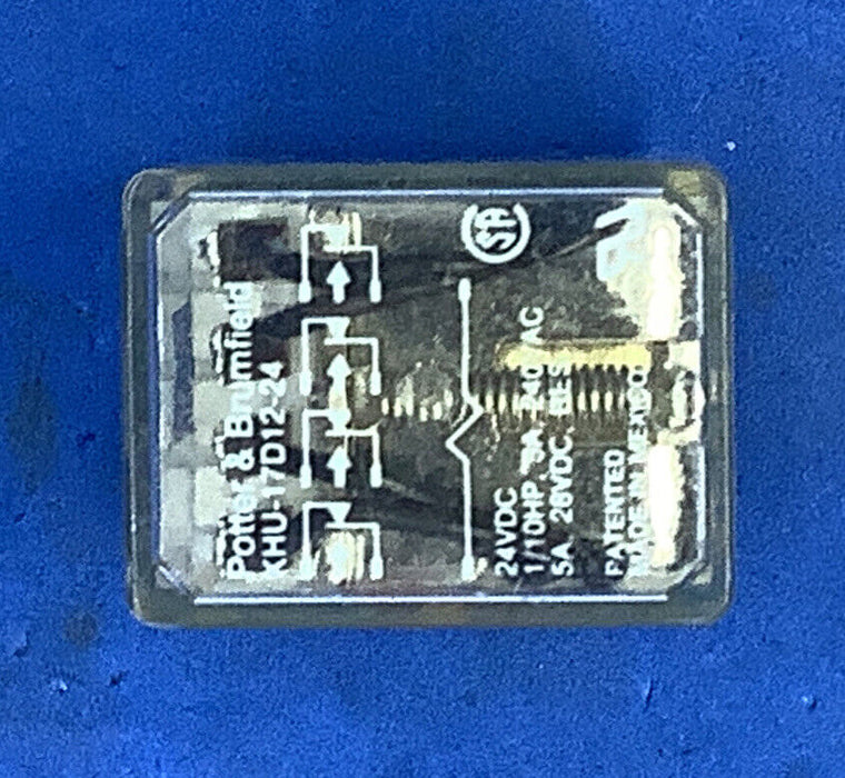 Potter & Brumfield KHU-17D12-24 Power Relay, 24VDC, 5A