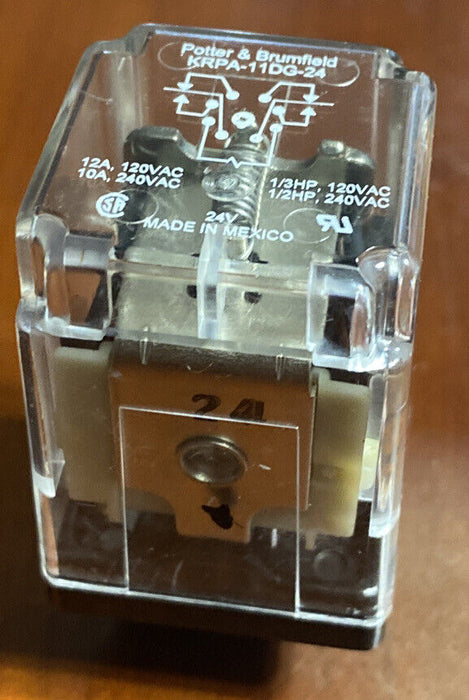 Potter & Brumfield KRPA-11DG-24 TE 4-1393104-5 24VDC 8-Pin RELAY