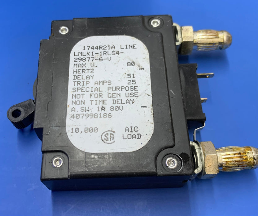 AIRPAX LMLK1-1RLS4-29877-6, 20AMP CIRCUIT BREAKER