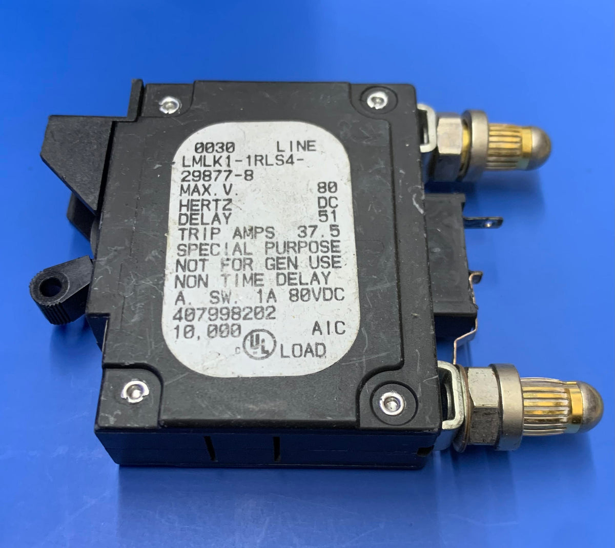 AIRPAX LMLK11RLS4298778, 30AMP CIRCUIT BREAKER