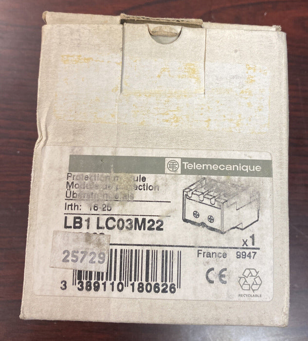 Telemecanique LB1-LC03M22 Integral Starter Overload Protection Module