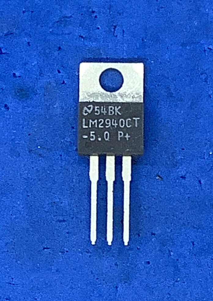 5 Pcs LM2940CT-5.0 LM2940 Low Dropout Linear Voltage Regulator 5V 1A TO-220 ag