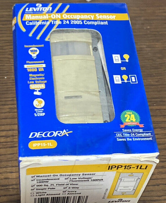 Leviton IPP15-1LI Occupancy Sensor