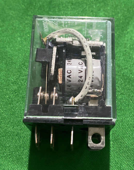 Omron Ly2-Ac24 General Purpose Relay, 24V Ac Coil Volts, Square, 8 Pin, Dpdt