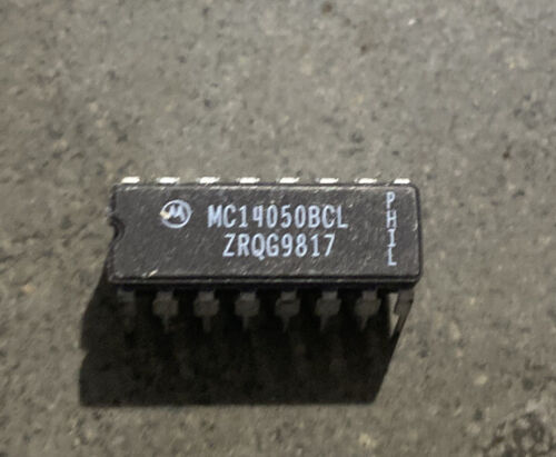 MC14050BCL 14000 SERIES, HEX 1-INPUT NON-INVERT GATE, CDIP16