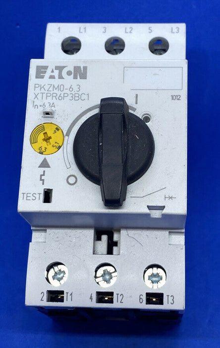 EATON PKZM0-6.3 Motor Protective Circuit Breaker 2.2kW 4-6.3A Adj.