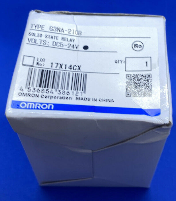 OMRON INDUSTRIAL AUTOMATION G3NA-210B-DC5-24 SSR PANEL MOUNT 264VAC 24VDC 10A