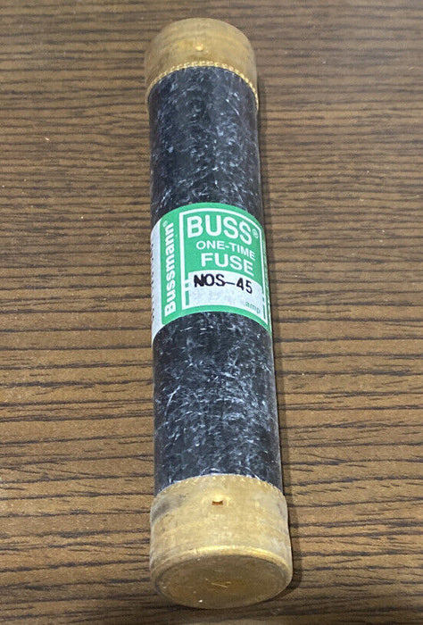 Cooper Bussmann NOS-45 Fuse, Buss One Time by Cooper Bussmann