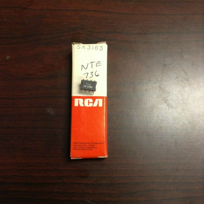 NTE Electronics NTE736 INTEGRATED CIRCUIT FM IF AMP 8-LEAD DIP Replaces SK3163