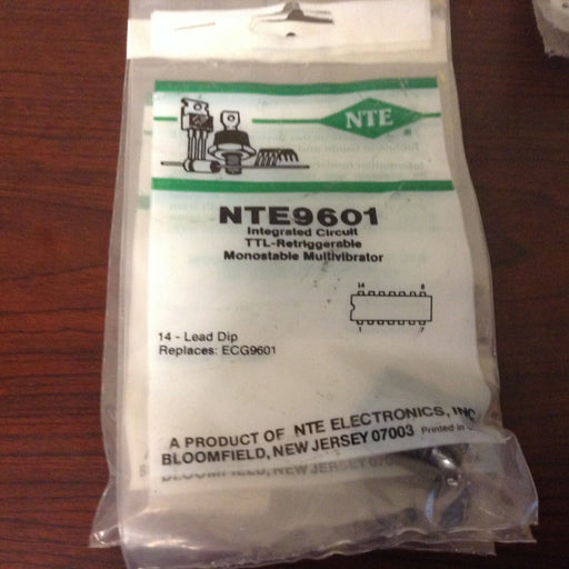 NTE Electronics NTE9601 IC TTL RETRIGGERABLE MONOSTABLE MULTIVIBRATOR - EcoTech Solutions Inc.