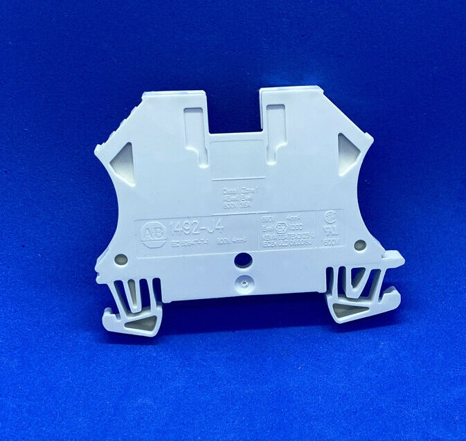 New  1492-J4, Feed Thru Screw Terminal Block, 4mm, Gray (1 Piece)