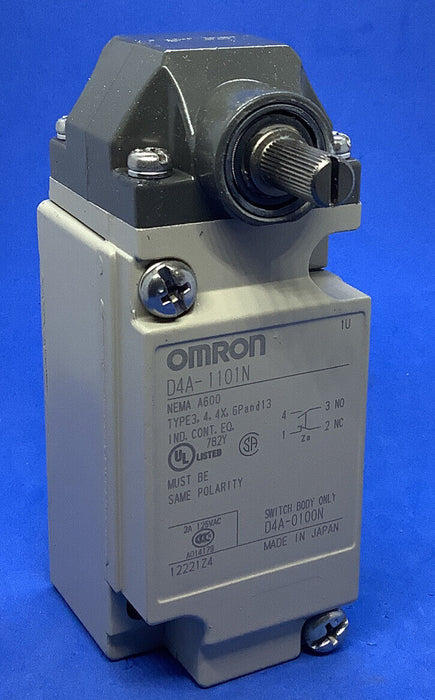 OMRON D4A-1101N Limit Switch Nema A600