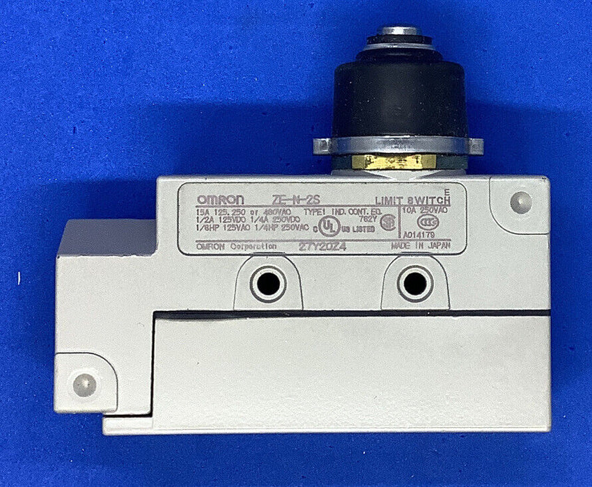 OMRON ZE-N-2S LIMIT SWITCH 15A 480VAC 250VDC 1/8HP