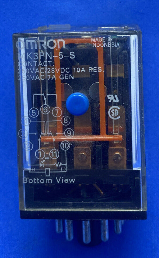 (USED) Omron MK3PN-5-S 120 VAC Coil Pilot Relay MK3PN5S (2) - EcoTech Solutions Inc.