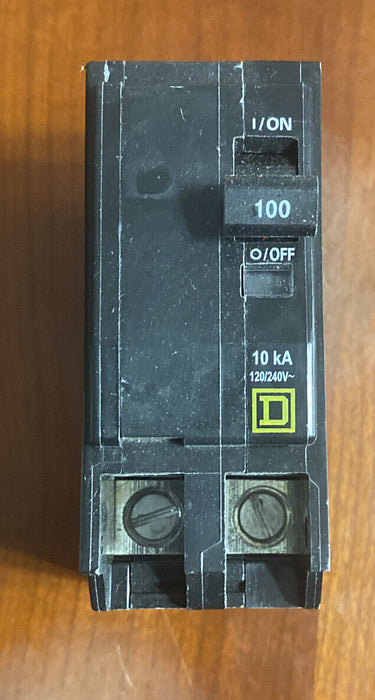 Square D QO2100 2-Pole 100-Amp 120/240V Plug-In Circuit Breaker QO2100CP