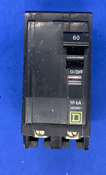 Square D QO260 2-Pole 60-Amp 120/240V Plug-In Circuit Breaker