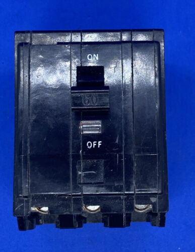 Square D QOB360 Circuit Breaker 3 pole 60 Amp 240 volt QOB Bolt on