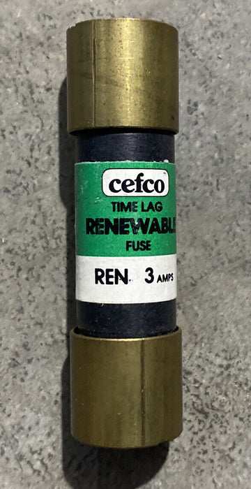 Bussmann REN-3 3Amp (3A) REN 250V Time-Delay Pack of 1 Fuses