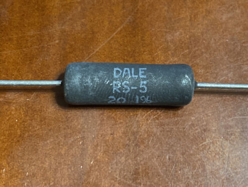 Vishay Dale 2 Ohm 5W 1% Wirewound Axial Lead 5 Watt Wire Wound RS-5-2 - EcoTech Solutions Inc.