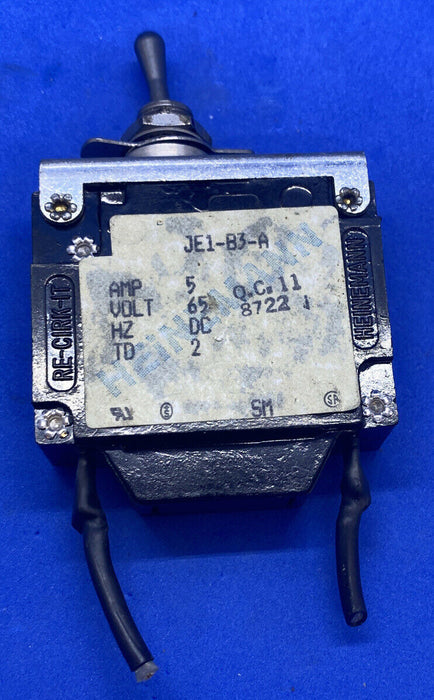RS Electronics JE1-B3-A 5 AMPS 65V Switch