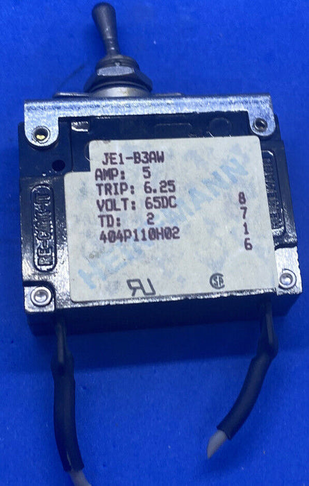 RS Electronics JE1-B3AW 5 AMPS 65V Switch - 404P110H02