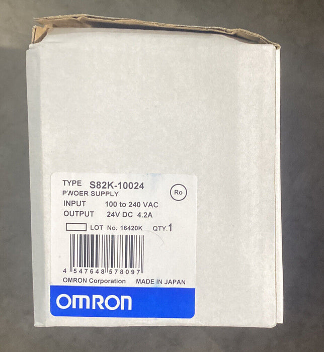 Omron S82K-10024 Power Supply Module S82K10024 Input 120VAC Output 24VDC