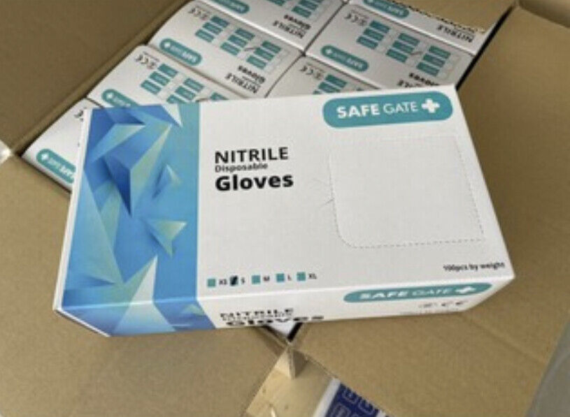 SAFEGATE 4 MIL NITRILE GLOVES