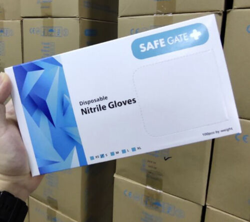 SAFEGATE 4 MIL NITRILE GLOVES