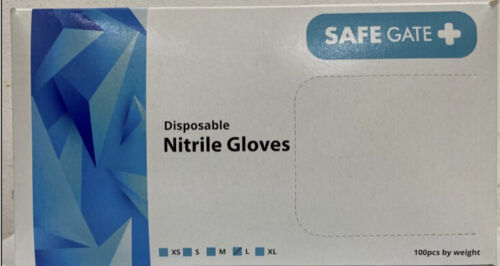 SAFEGATE 4 MIL NITRILE GLOVES