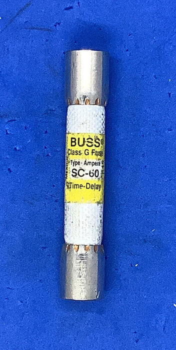 Lot of (3) Buss SC60 Class G Time Delay Fuse 60-Amp 60A 300V