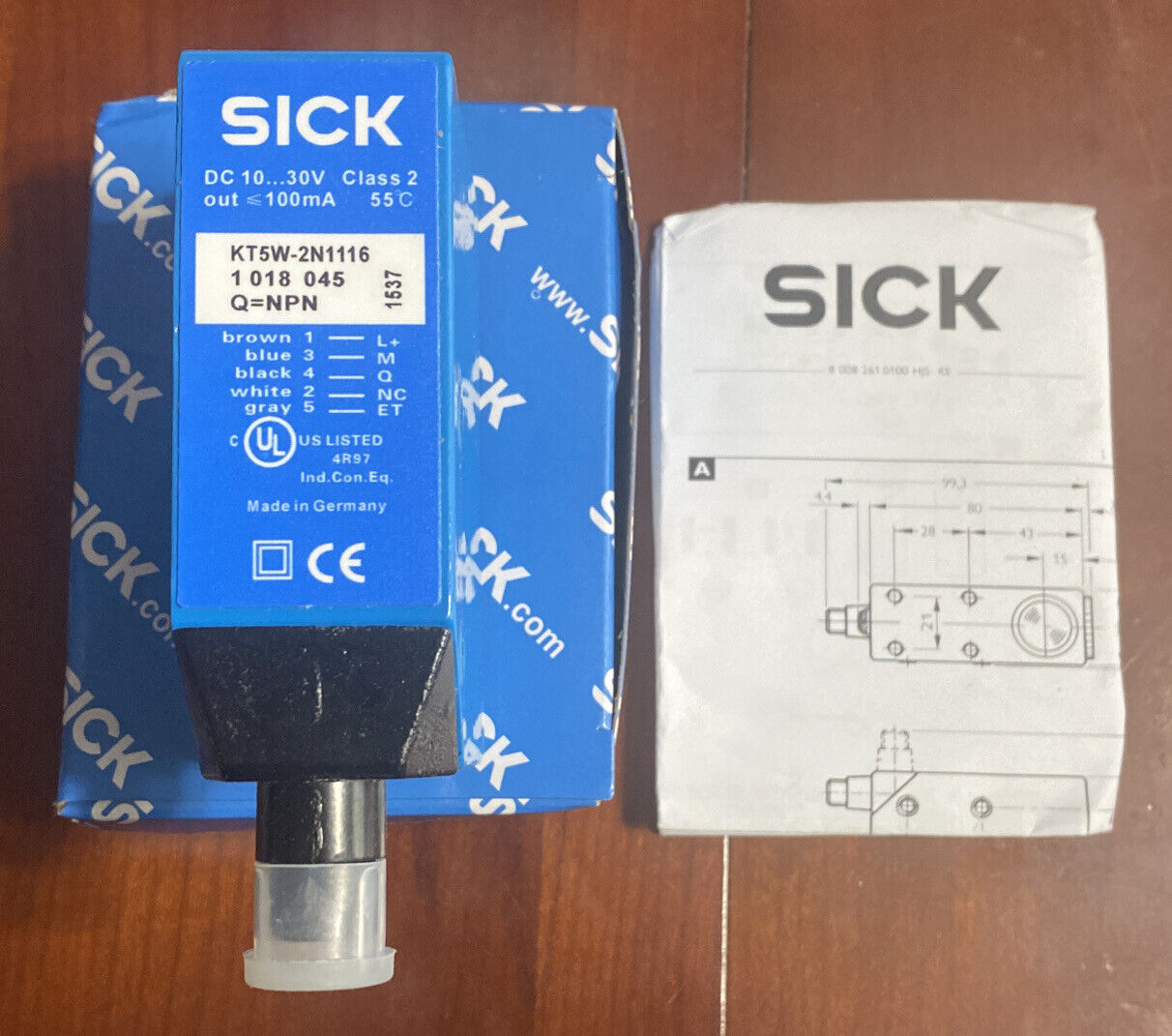 Original SICK KT5W-2N1116 Color Sensor