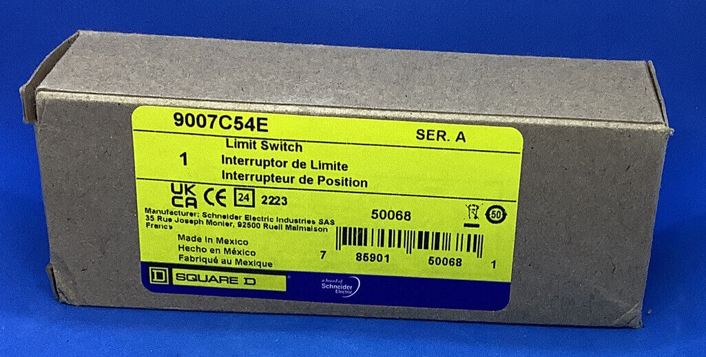 SQUARE D 9007C54E Heavy Duty Limit Switch