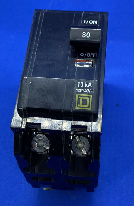 SQUARE D QO230 2-Pole 30-Amp 120-240V Plug-In Circuit Breaker (USED)