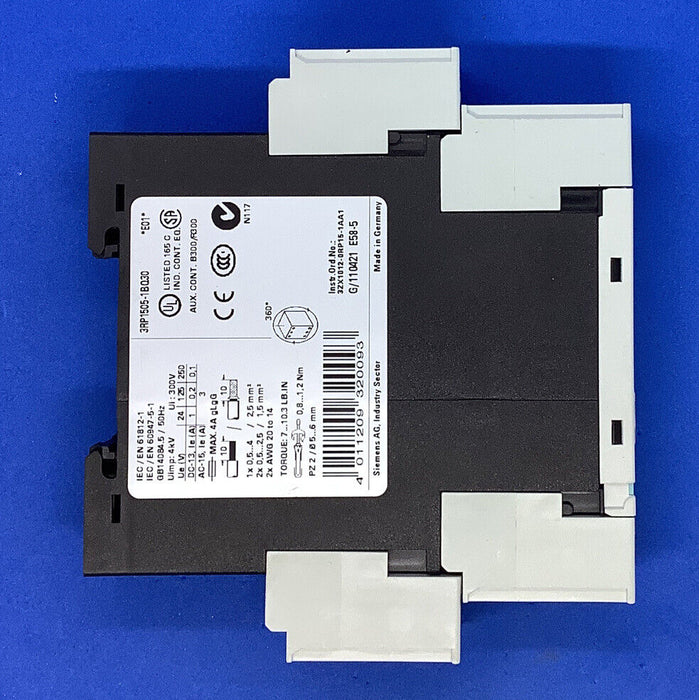 Siemens 3RP1505-1BQ30 Timing Relay 3RP15051BQ30