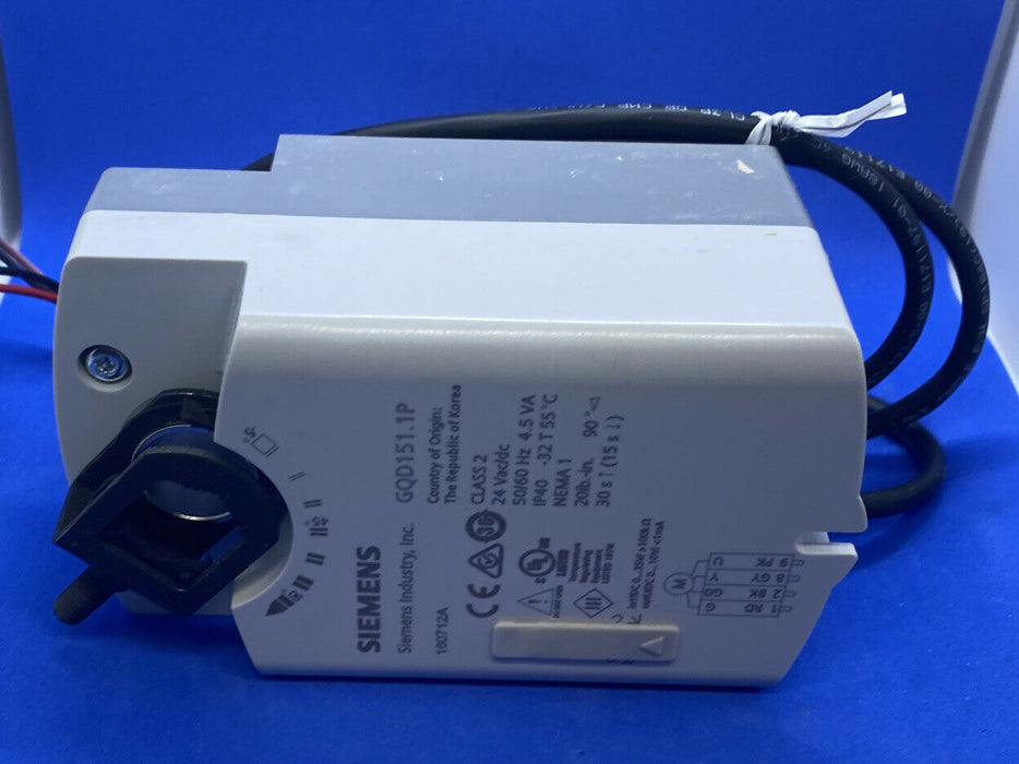 Siemens GQD151.1P/B 20 LB-IN SR 2-10VDC 24V