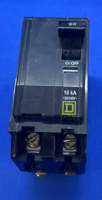 Square D by Schneider Electric QO260CP QO 60 Amp Two-Pole Circuit Breaker (USED)