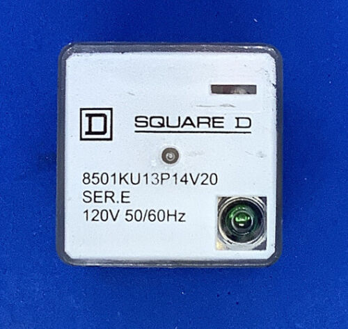 Square D relay class 8501 KU13P14V20 3pdt 120V