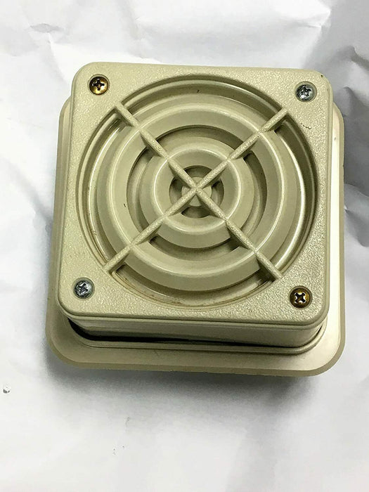 Federal Signal SelecTone Speaker/Amplifier, 24VAC/DC, 4" Square, Beige