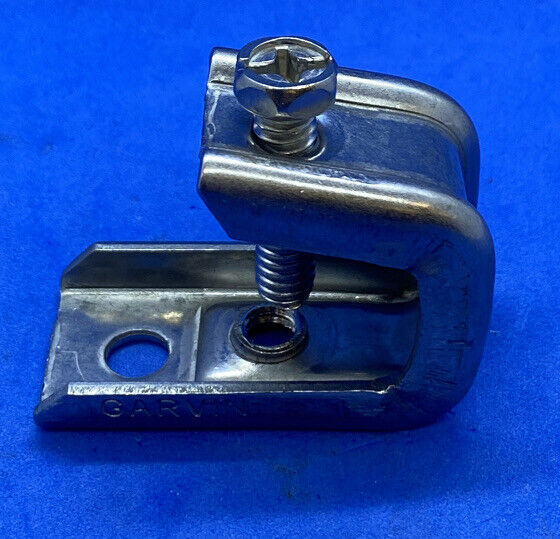 Stainless Steel Beam Clamp With 15/16 Inch Jaw Opening And 1/4-20 Threaded Holes