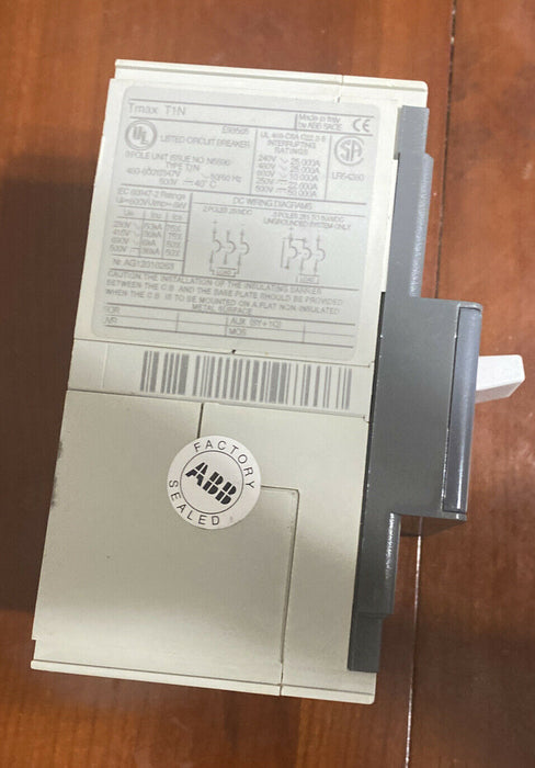 ABB SACE TMAX 11N 1SDA061802R1 CIRCUIT BREAKER T1N030TL