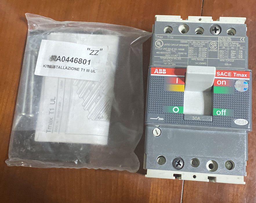 ABB SACE TMAX 11N 1SDA061802R1 CIRCUIT BREAKER T1N030TL