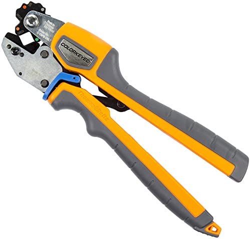 Thomas & Betts TBM45S Crimping Tool with Shure Stake Mechanism for 8 through 2 Copper and 10 through 6 Aluminum Lugs