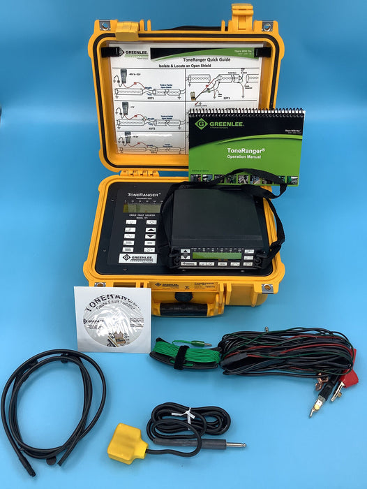 GREENLEE TONERANGER TF1 CABLE FAULT LOCATOR W/ ARIEL BURIED & PAIRED ID